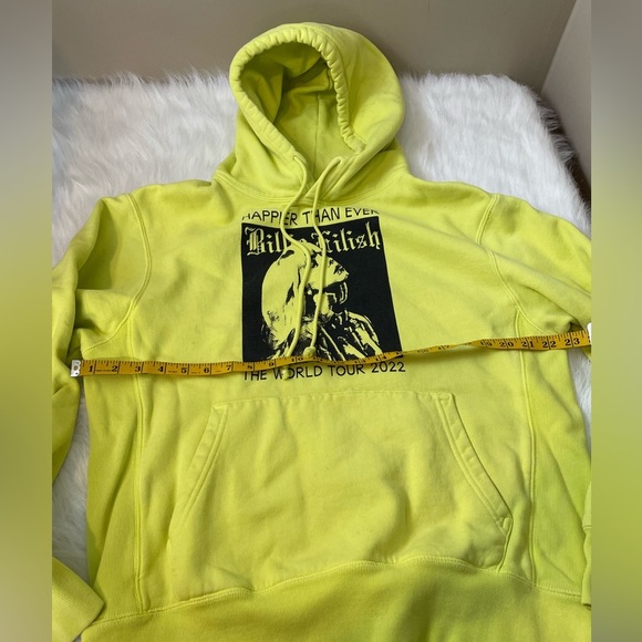Billie Eilish World Tour 2022 Yellow Hoodie - Picture 5 of 14